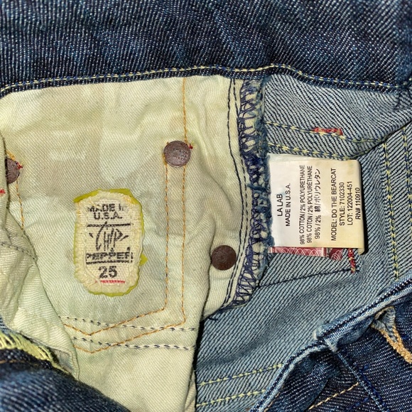 Y2K - Chip + Pepper Jean Mini Skirt - Picture 4 of 4